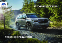 Subaru Forester - technicke parametre MY25 